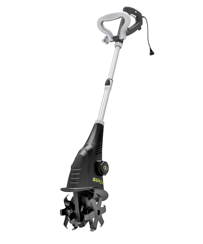 Electric Corded Garden Cultivator, 2.5 Amp Motor & Steel Blades, TJ599E