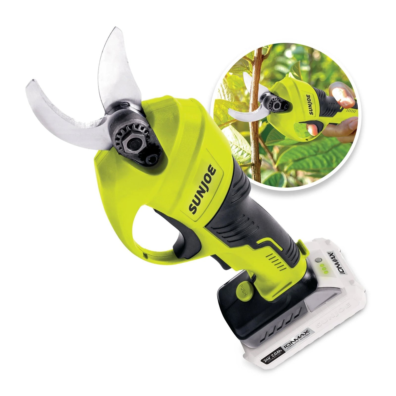 24V Cordless Handheld Pruner with Battery and Charger, 80W, 24V-PRN1-LTE - Image 7