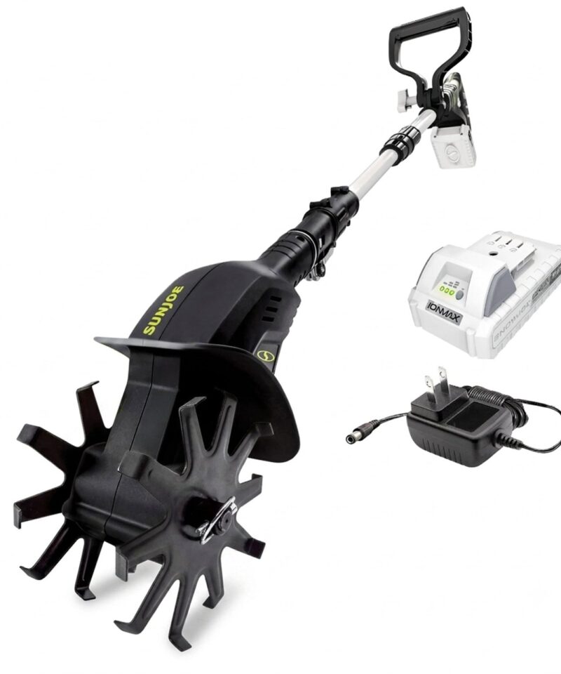 24V Cordless Garden Tiller Cultivator Accessory Kit, Black, 24V-TLR-LTE