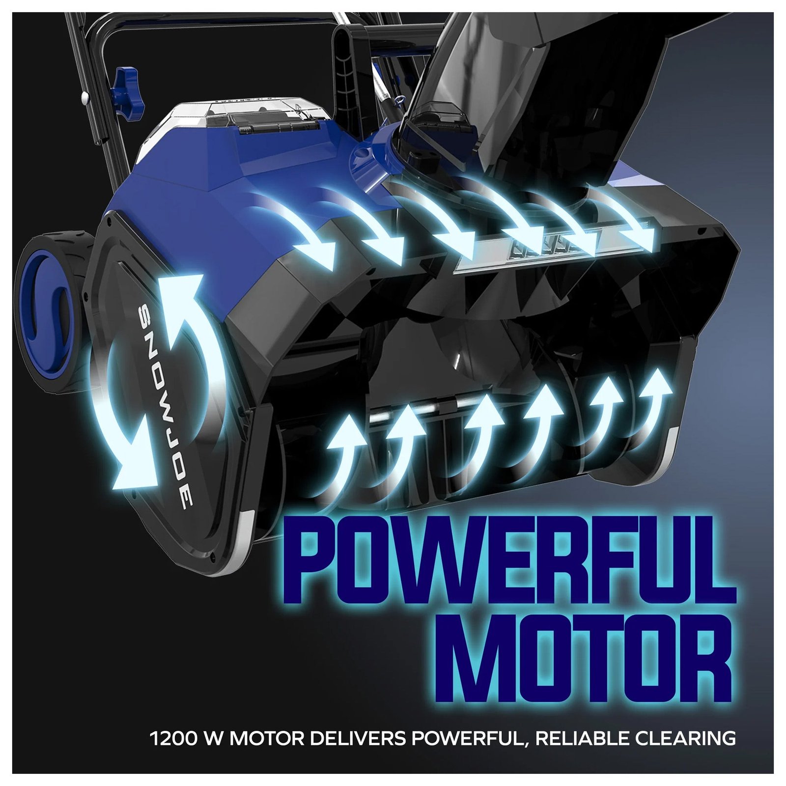 IONMAX 24V Cordless Snow Blower with Electric Engine, 24V-X2-SB18-GO - Image 3