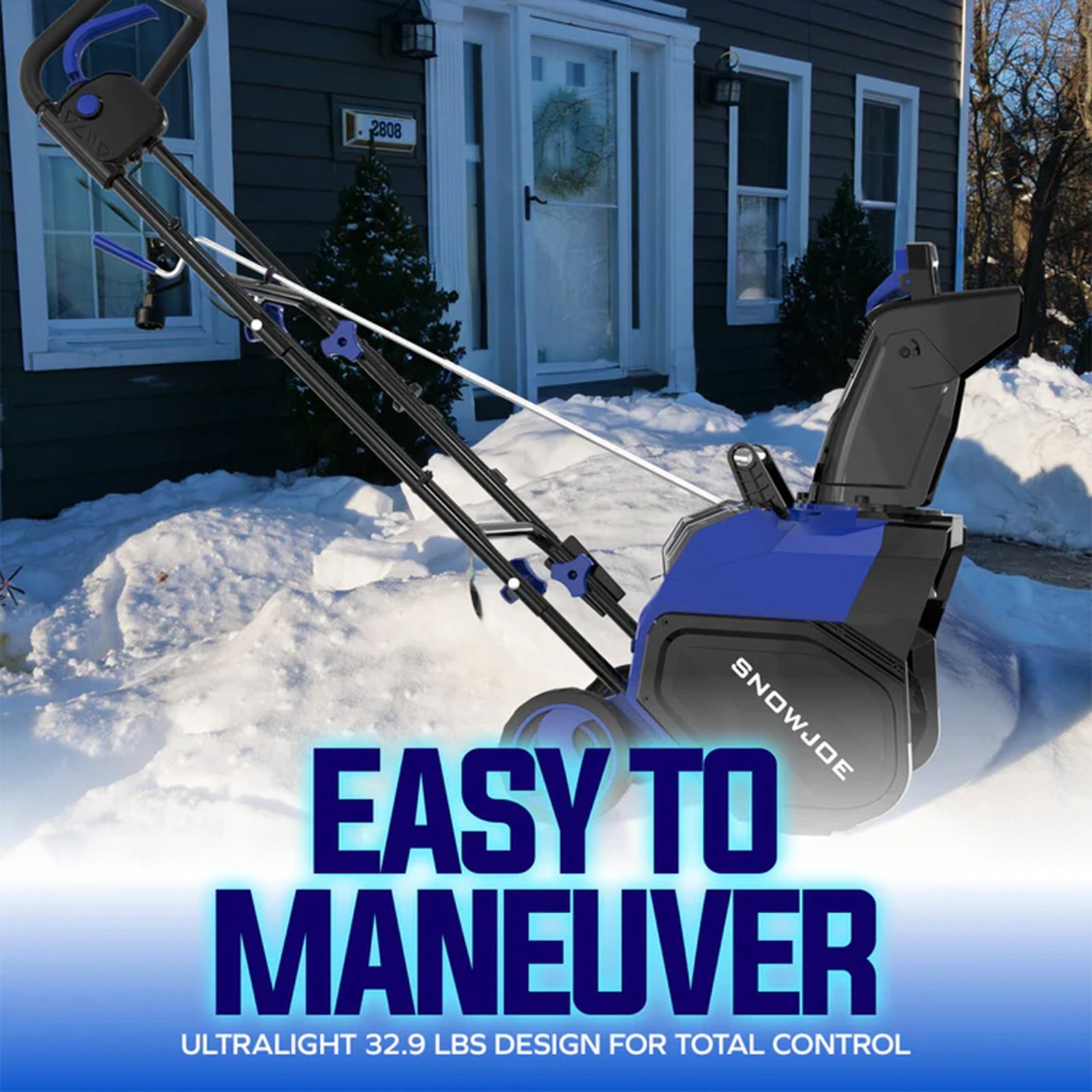 IONMAX 24V Cordless Snow Blower with Electric Engine, 24V-X2-SB18-GO - Image 8