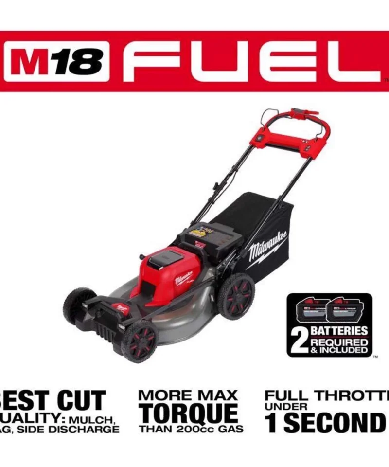 Alternative view of Milwaukee 2823-22HD M18 FUEL Self-Propelled Dual Battery Mower Kits.