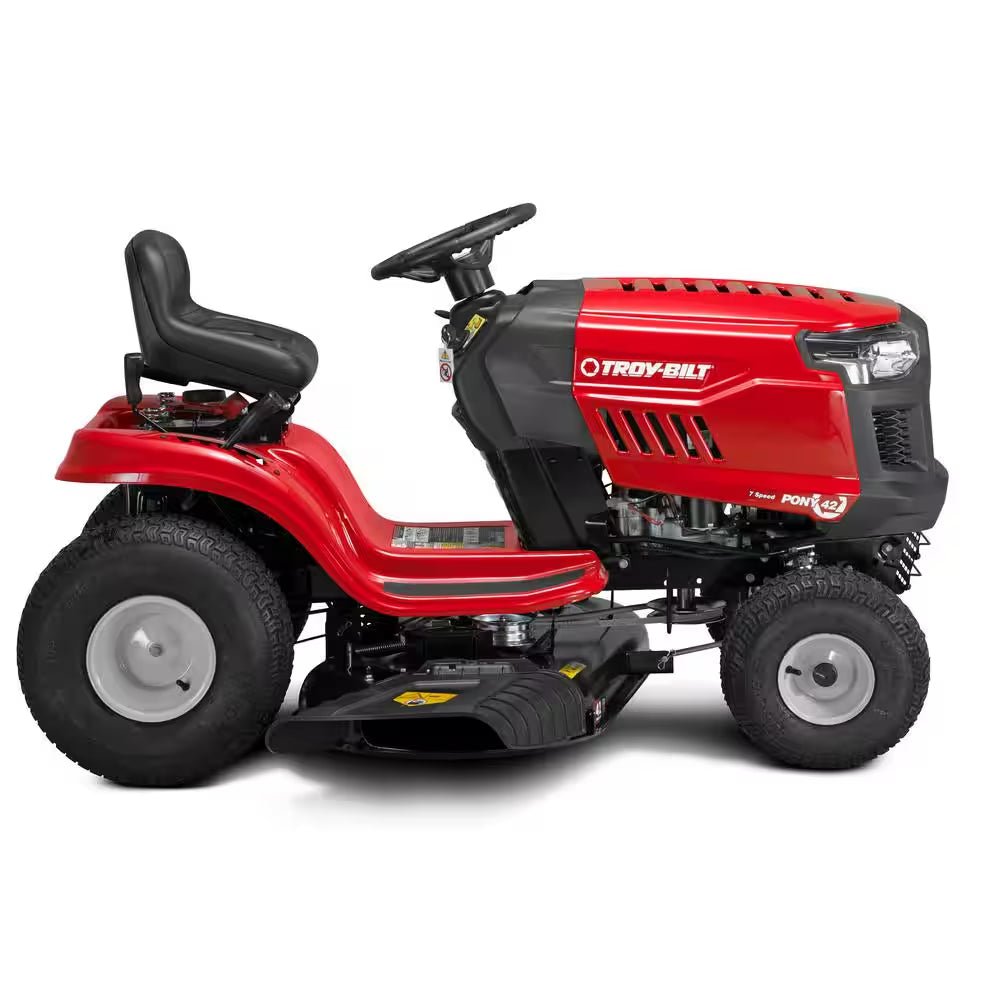 Pony 42 In. 15.5 HP Briggs and Stratton 7-Speed Manual Drive Gas Front Engine Riding Lawn Tractor - Image 10