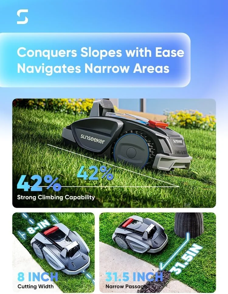 Sunseeker V3 Quiet Lawn Mowers. - Image 2