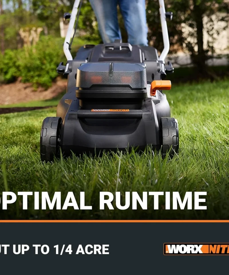 WORX Nitro 40V 16″ Cordless Lawn Mowers w/Brushless Motor 2.0 & Intellicut. - Image 2