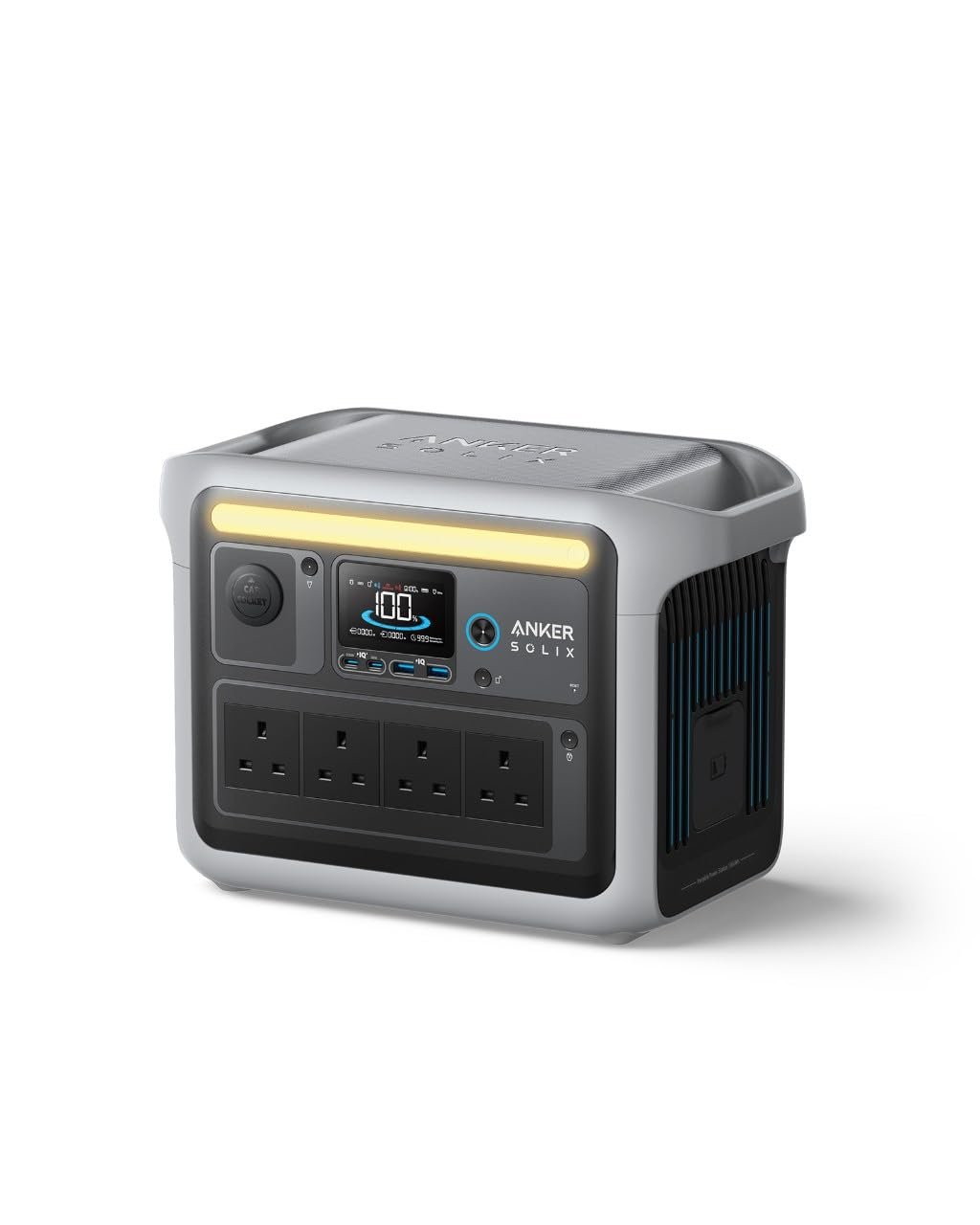 SOLIX C1000 Portable Power Station, 1800W Solar Generator