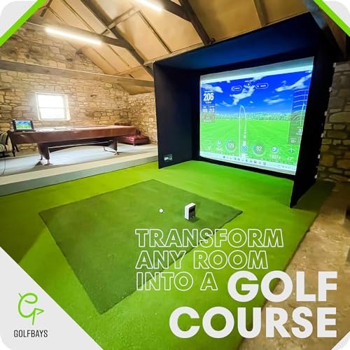 Golf Simulator Enclosure – Premium Golf at Home Practice, Easy Setup, Various Sizes, Fabric with Durable Frame & Impact Screen - Image 7