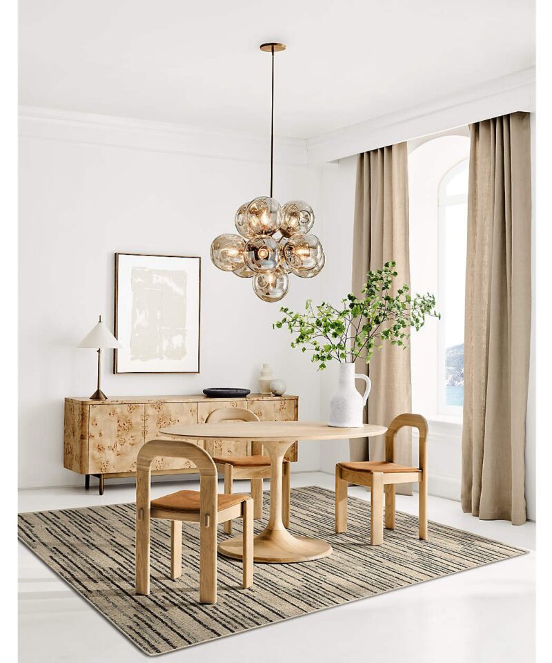 Etienne Glass Chandelier Light 27.7″ - Image 7