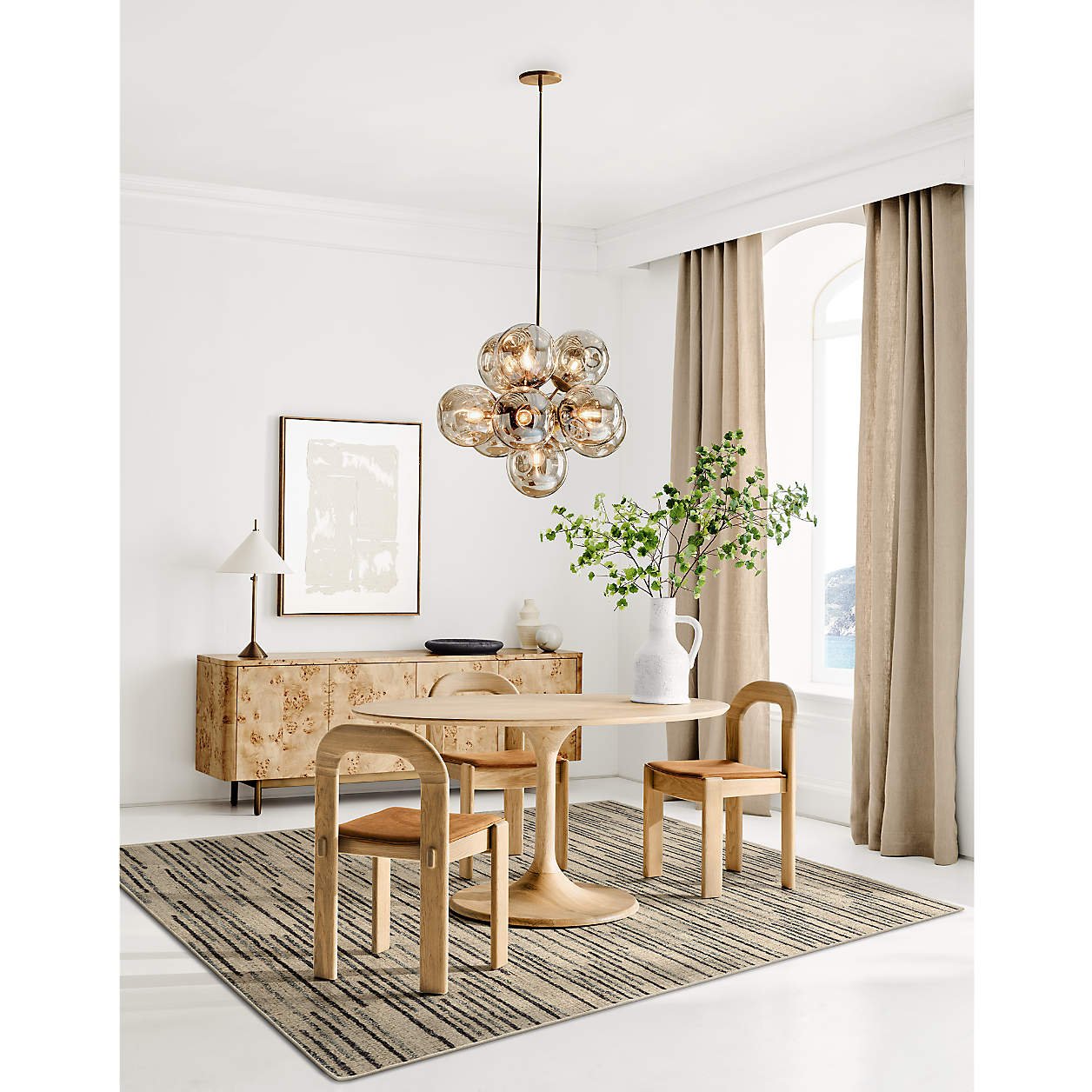 Etienne Glass Chandelier Light 27.7″ - Image 7