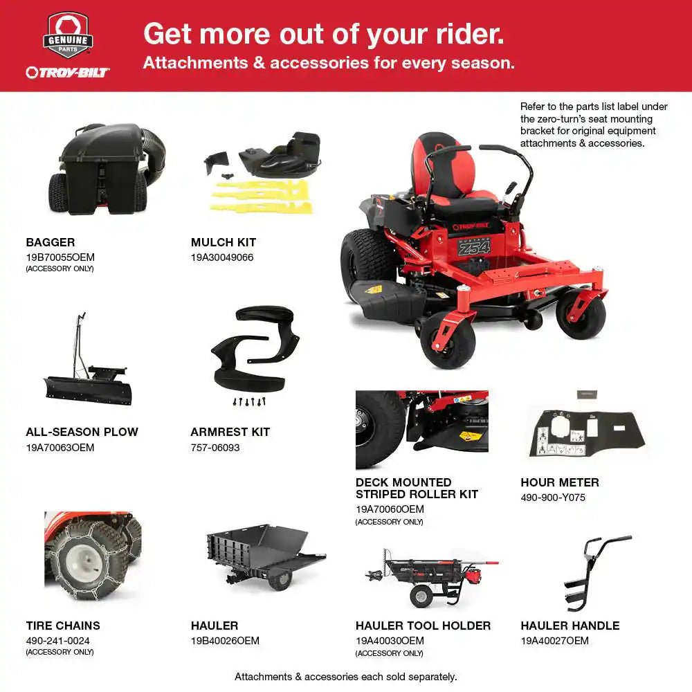 54 In. 24 HP V-Twin Kohler 7000 Series Engine Dual Hydrostatic Drive Gas Zero Turn Riding Lawn Mower - Image 2