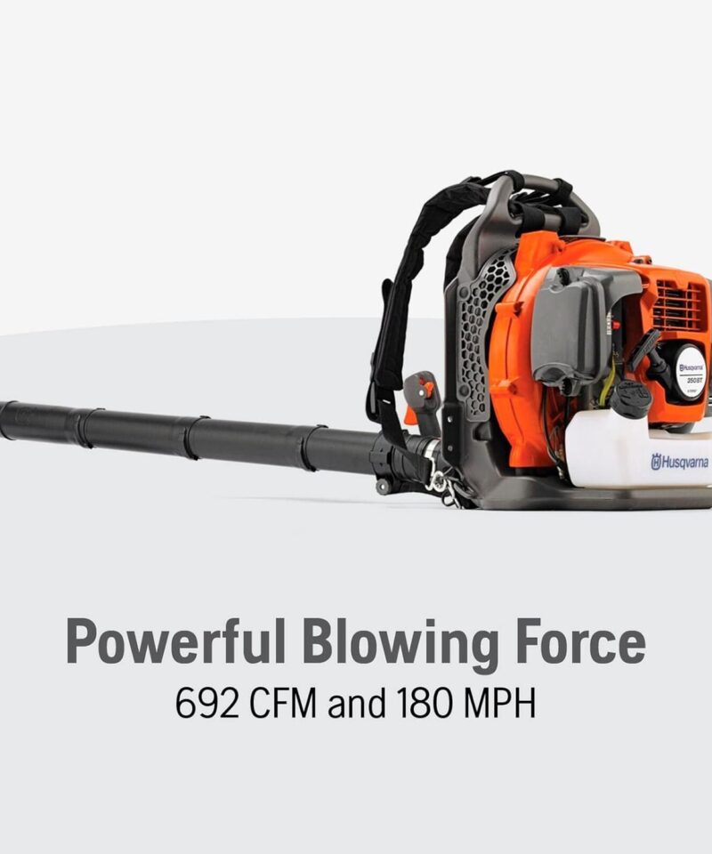 Husqvarna 350BT Gas Backpack Leaf Blower 50.2cc, 692 CFM, 180 MPH - Image 4