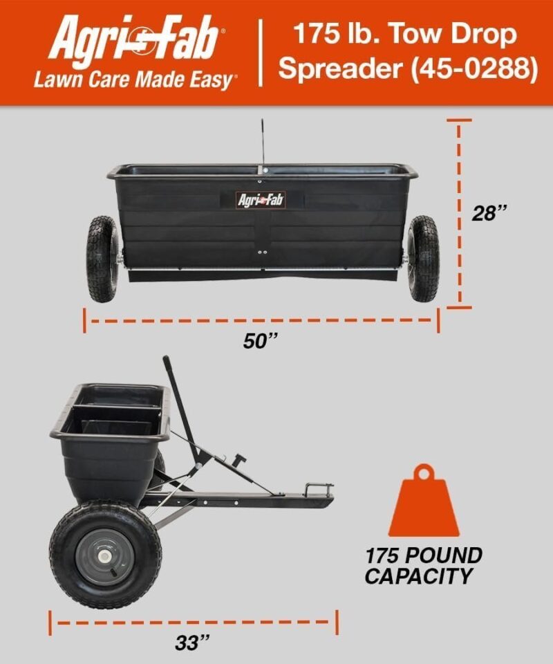 Agri-Fab 45-0543 Tow-Behind 100 lb Lawn & Garden Spiker Seeder Spreader - Image 62