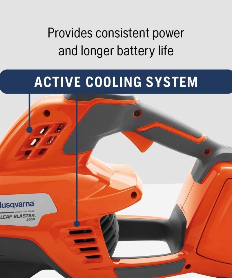 Husqvarna Leaf Blaster 350iB Cordless Leaf Blower 200 MPH, 40V Battery Included - Image 5