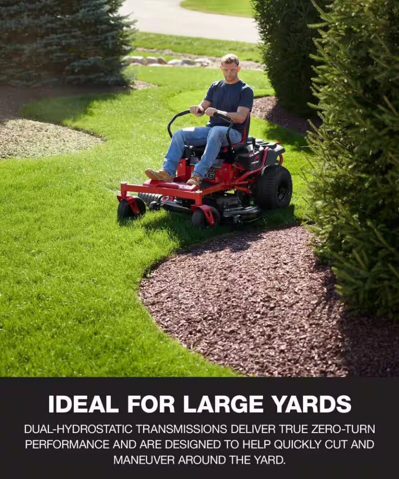 42 In. 22 HP V-Twin Kohler 7000 Series Engine Dual Hydrostatic Drive Gas Zero Turn Riding Lawn Mower - Image 14