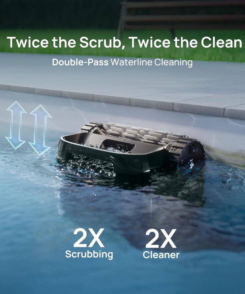Beatbot AquaSense 2 Pro Robotic Pool Cleaner – 5-in-1 Cordless Skimmer & Clarifier, App-Controlled, Smart Parking, Up to 3,875 Sq. Ft. – Obsidian - Image 7
