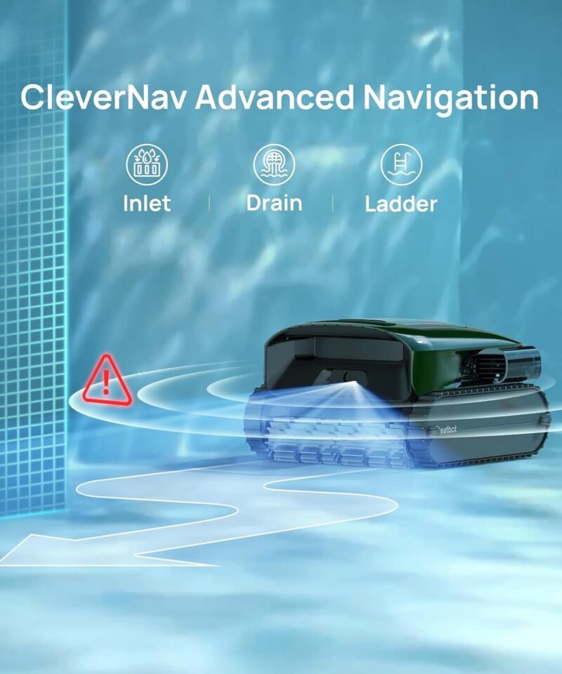 Beatbot AquaSense 2 Pro Robotic Pool Cleaner – 5-in-1 Cordless Skimmer & Clarifier, App-Controlled, Smart Parking, Up to 3,875 Sq. Ft. – Obsidian - Image 9