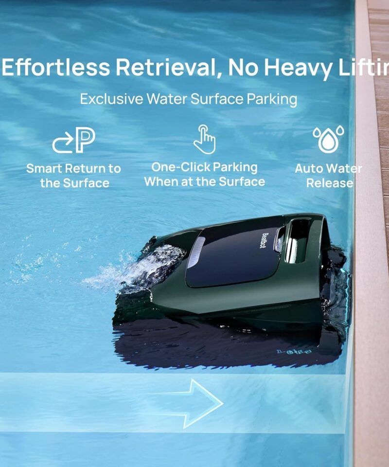 Beatbot AquaSense 2 Pro Robotic Pool Cleaner – 5-in-1 Cordless Skimmer & Clarifier, App-Controlled, Smart Parking, Up to 3,875 Sq. Ft. – Obsidian - Image 12
