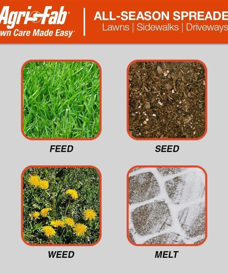 Agri-Fab 45-0543 Tow-Behind 100 lb Lawn & Garden Spiker Seeder Spreader - Image 8
