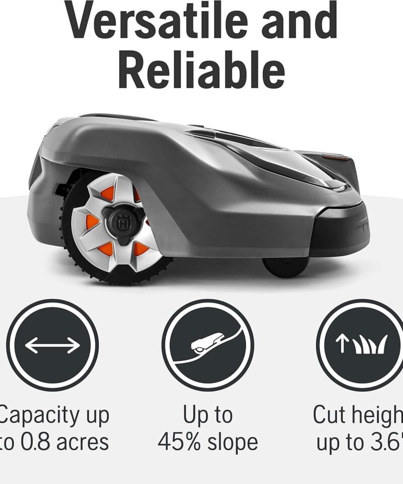 Husqvarna 440iQ Robotic Lawn Mower, 2 Acre, Wire-Free, Charging Station - Image 9