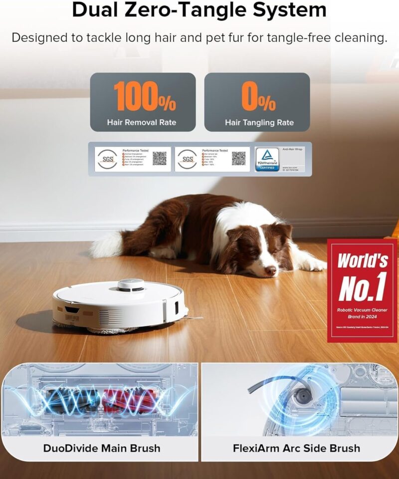 Roborock Qrevo Edge S5A Robot Vacuum & Mop, 18,500Pa, Zero-Tangle - Image 19