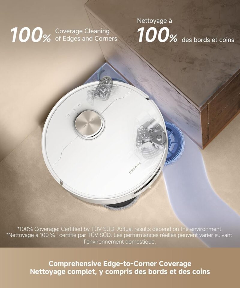 DREAME L50 Ultra Robot Vacuum & Mop, 19,500Pa, Auto-Empty - Image 6