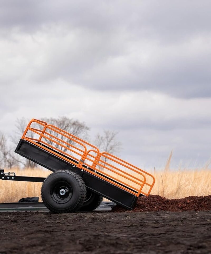 Impact Implements 1500 lb Utility Cargo Trailer with Pivot Dump for ATV, UTV, and Lawn Tractor - Image 23