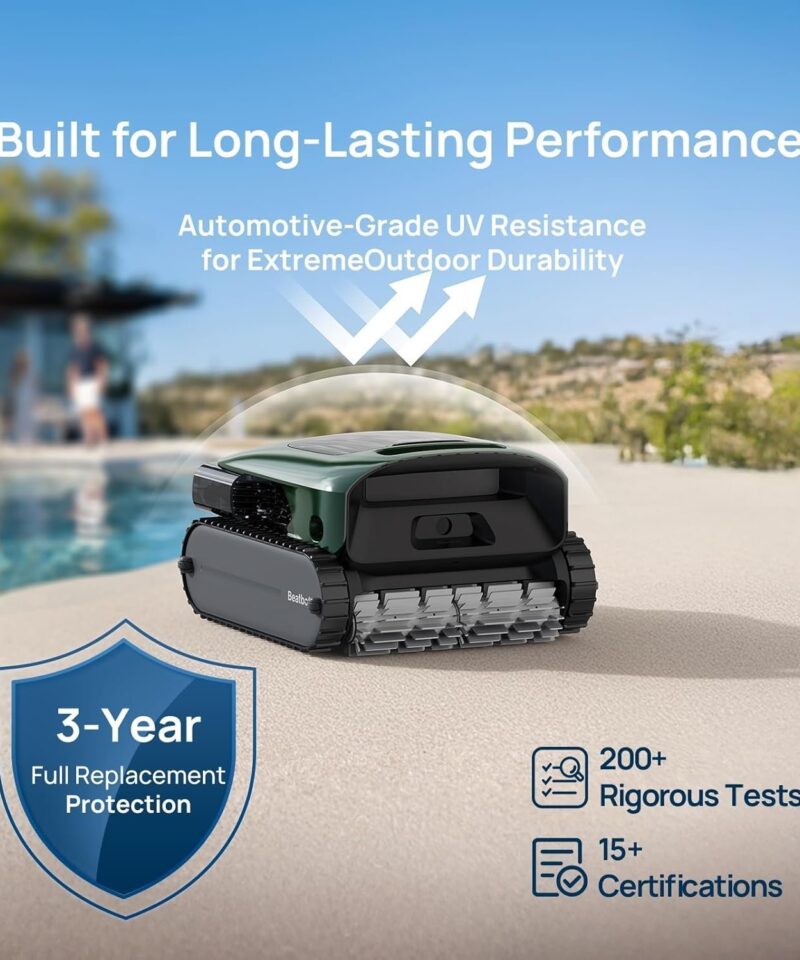 Beatbot AquaSense 2 Pro Robotic Pool Cleaner – 5-in-1 Cordless Skimmer & Clarifier, App-Controlled, Smart Parking, Up to 3,875 Sq. Ft. – Obsidian - Image 15