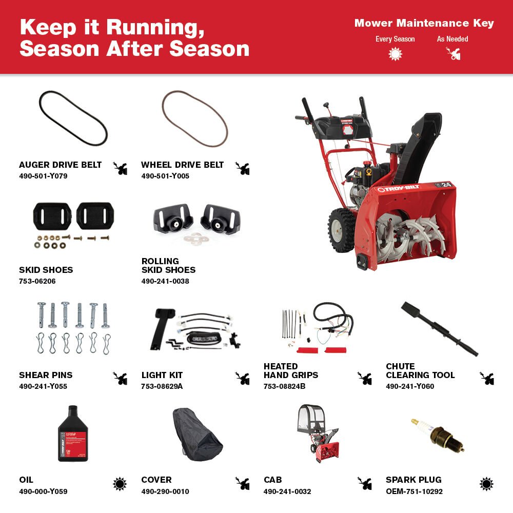 Storm 2420 Two- Stage Gas Snow Blower | 24 in. | 208 cc | Electric Start | Self Propelled - Image 8