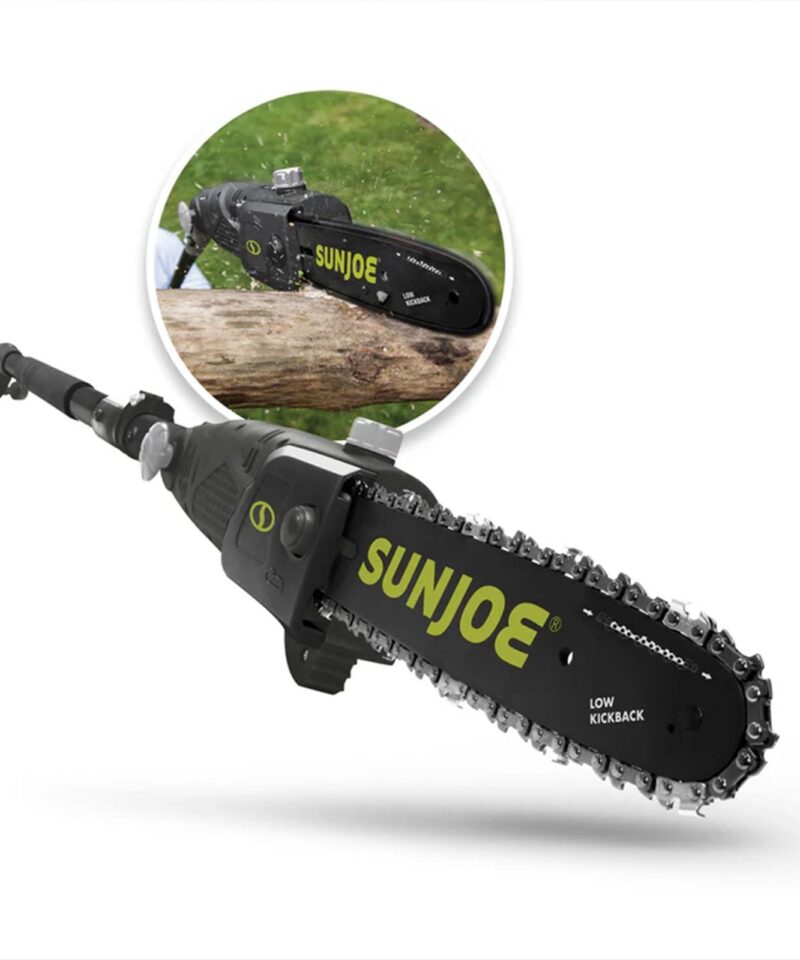 10″ Corded Electric Pole Chainsaw w/ 14′ Foot Reach & Multi Angle Head - Image 6