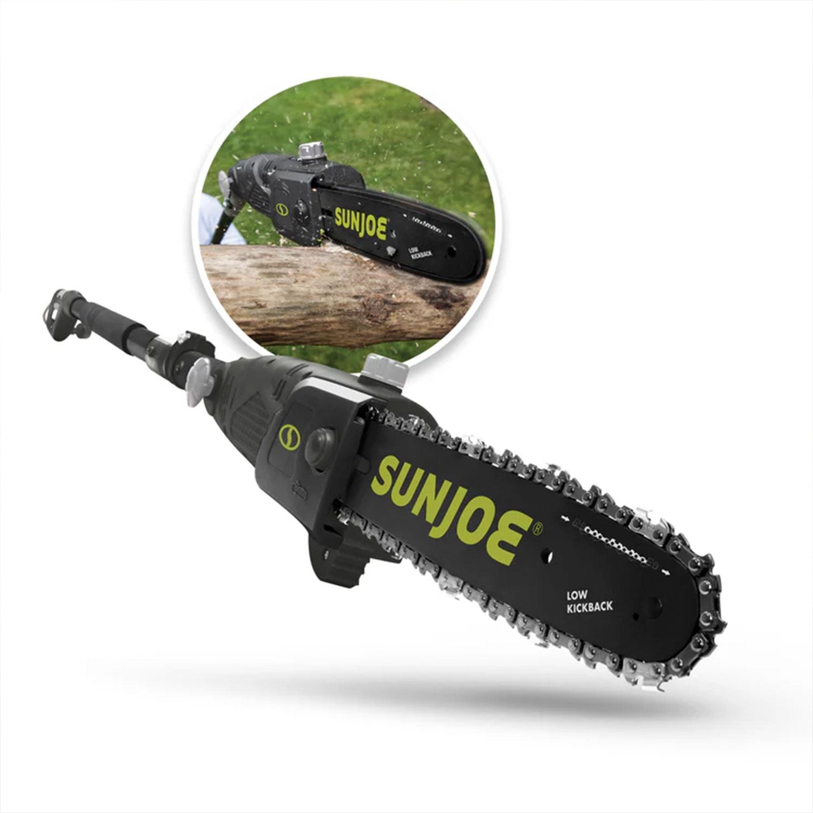 10″ Corded Electric Pole Chainsaw w/ 14′ Foot Reach & Multi Angle Head - Image 6