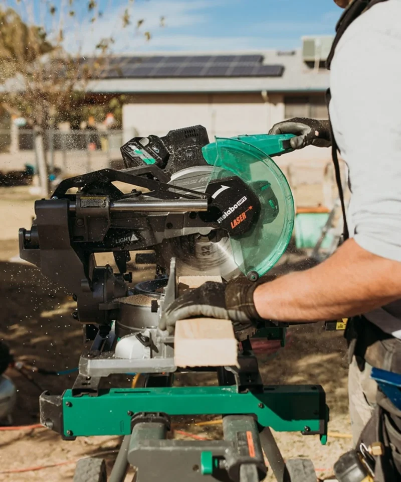 Metabo HPT MultiVolt 36V Sliding Miter Saw 10-Inch Blade C3610DRAQAM - Image 3