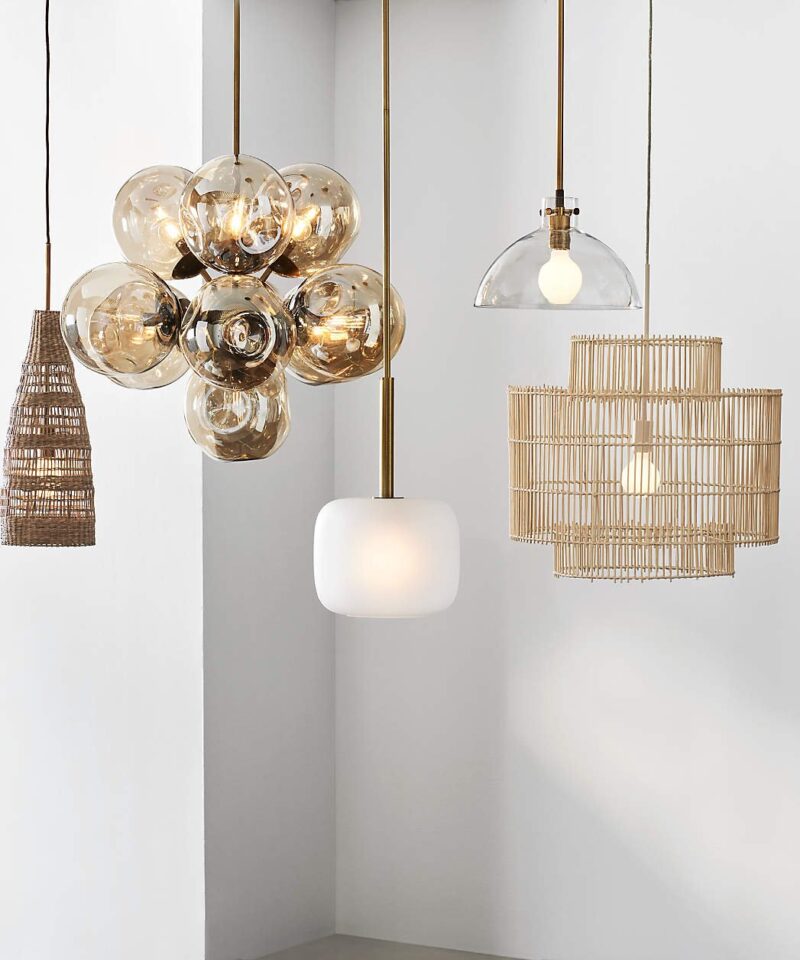 Etienne Glass Chandelier Light 27.7″ - Image 6