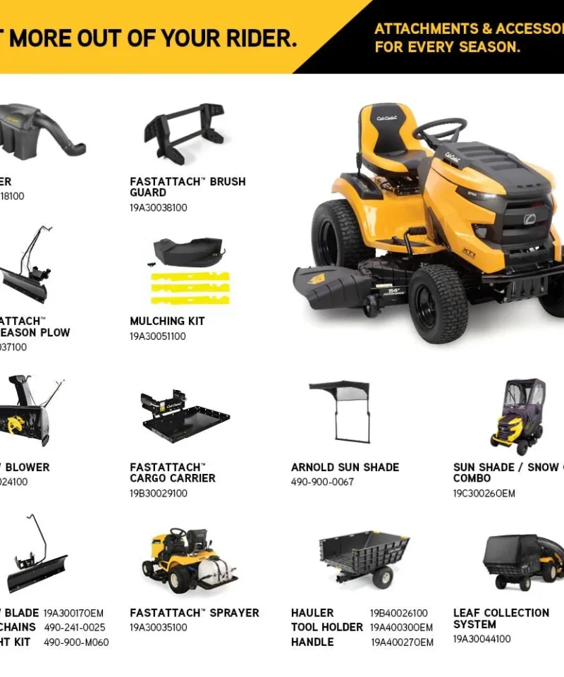 Cub Cadet XT1 GT54 Riding Lawn Mowers. - Image 2