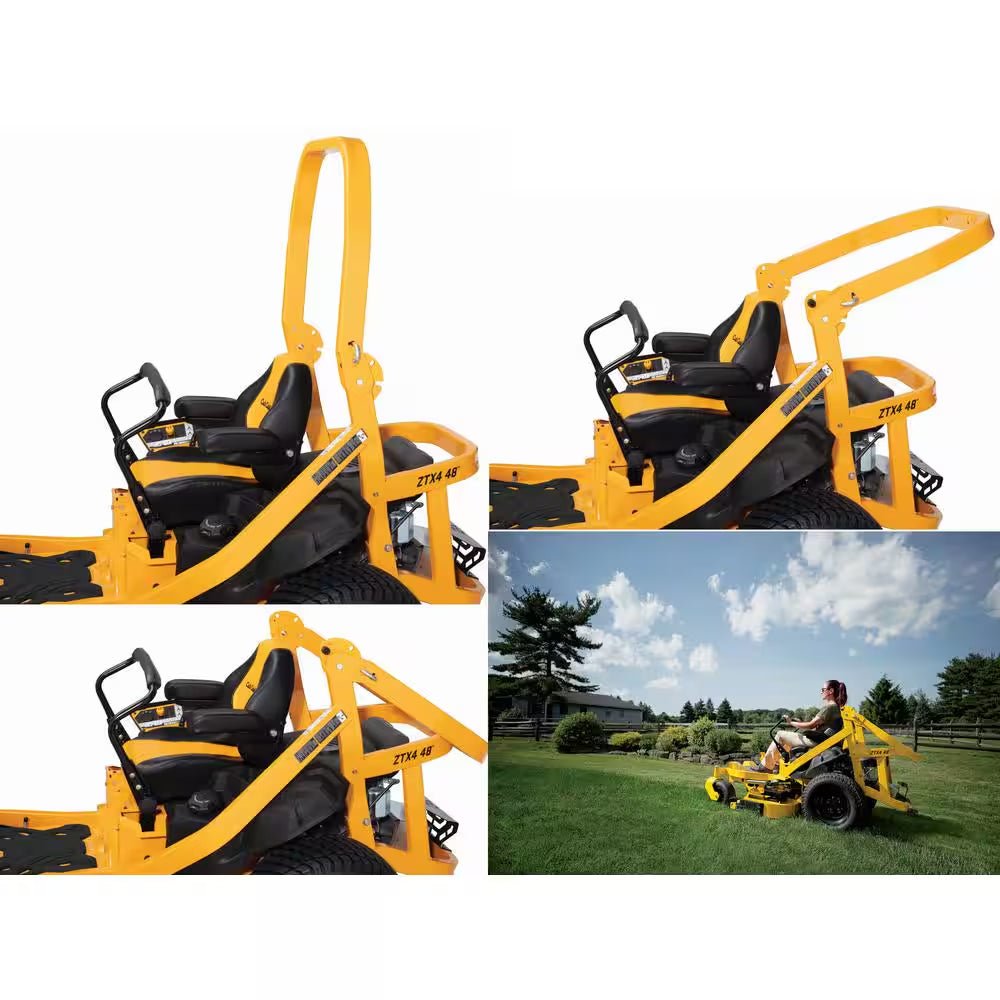 Ultima ZTX5 60 In. Fab Deck 24 HP V-Twin Kawasaki Zero Turn Mower with Roll over Protection and Front Wheel Suspension - Image 9