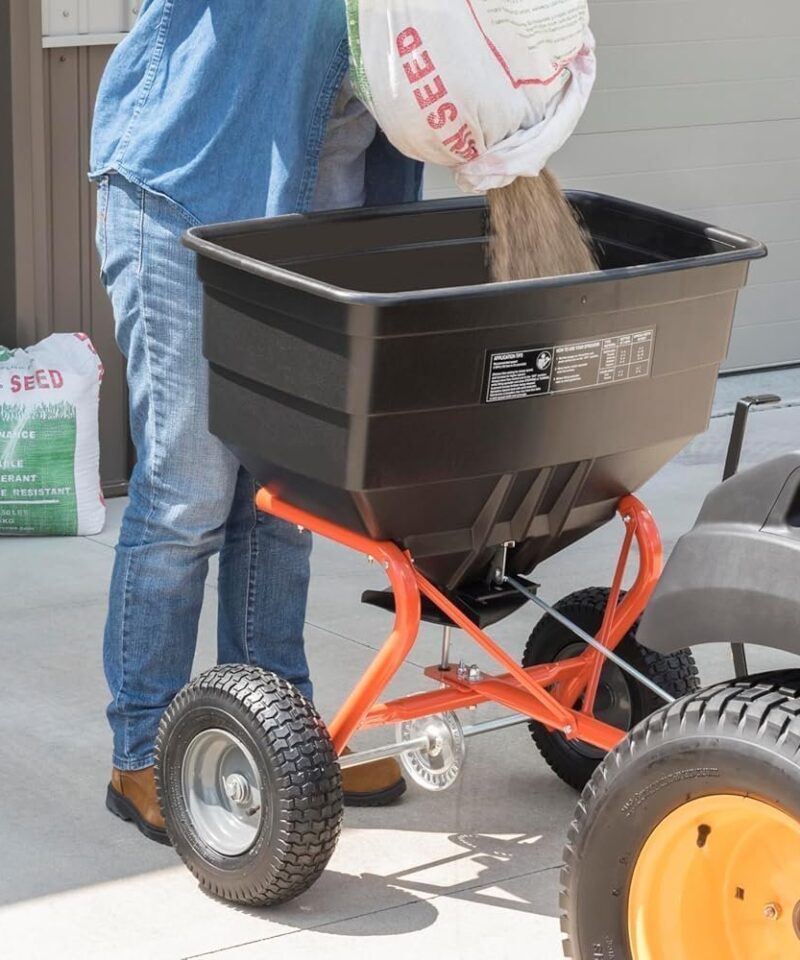 Agri-Fab 45-0543 Tow-Behind 100 lb Lawn & Garden Spiker Seeder Spreader - Image 12
