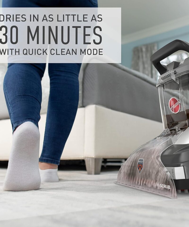Hoover PowerScrub Deluxe Carpet Cleaner for Carpet & Upholstery with Tools - Image 3