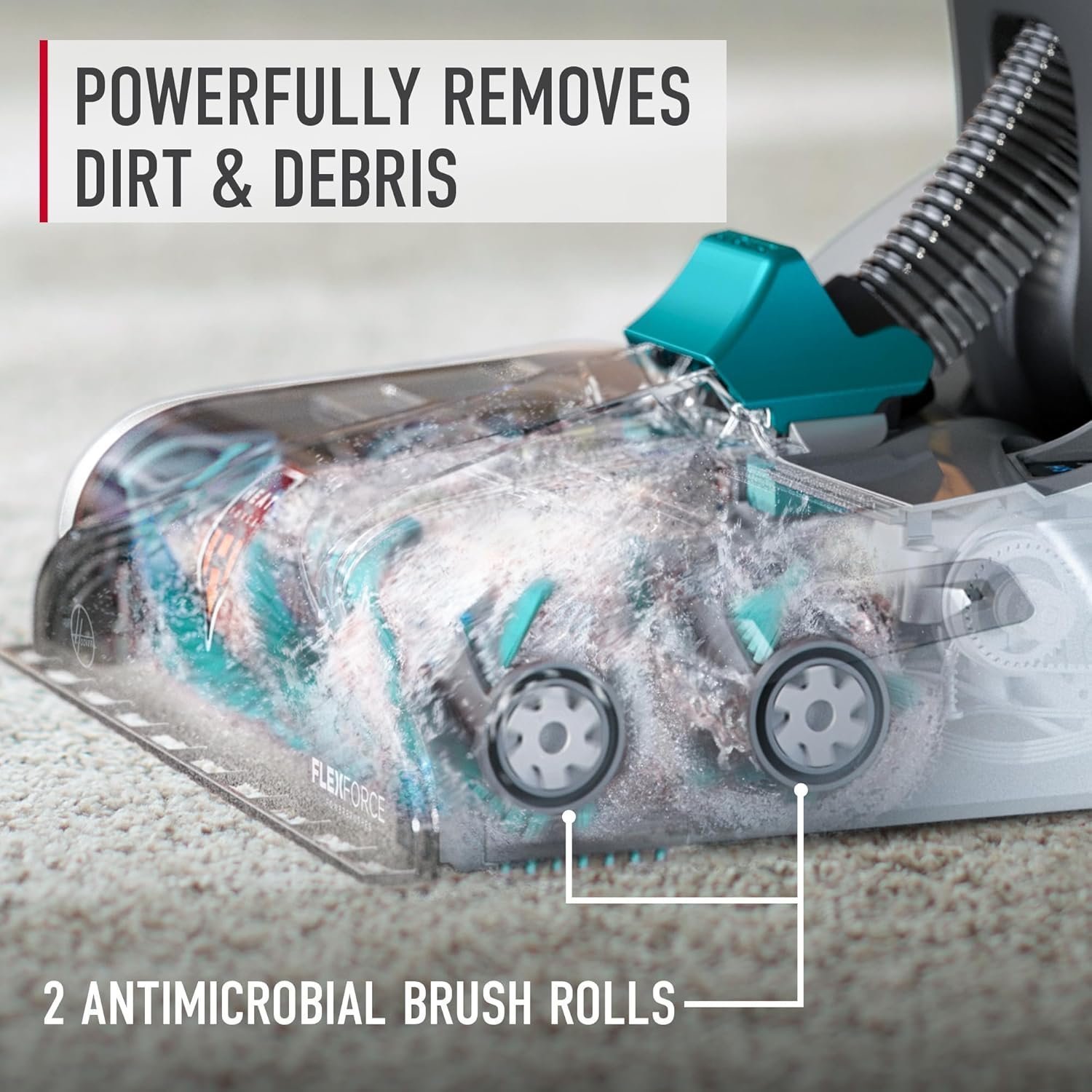 Hoover Smartwash Automatic Carpet Cleaner Machine, FH52000, Turquoise - Image 25