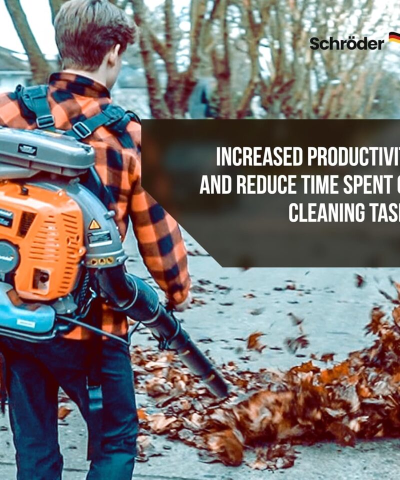 Schröder SR-6400L Backpack Gas Leaf Blower, 3.7 HP Engine - Image 7