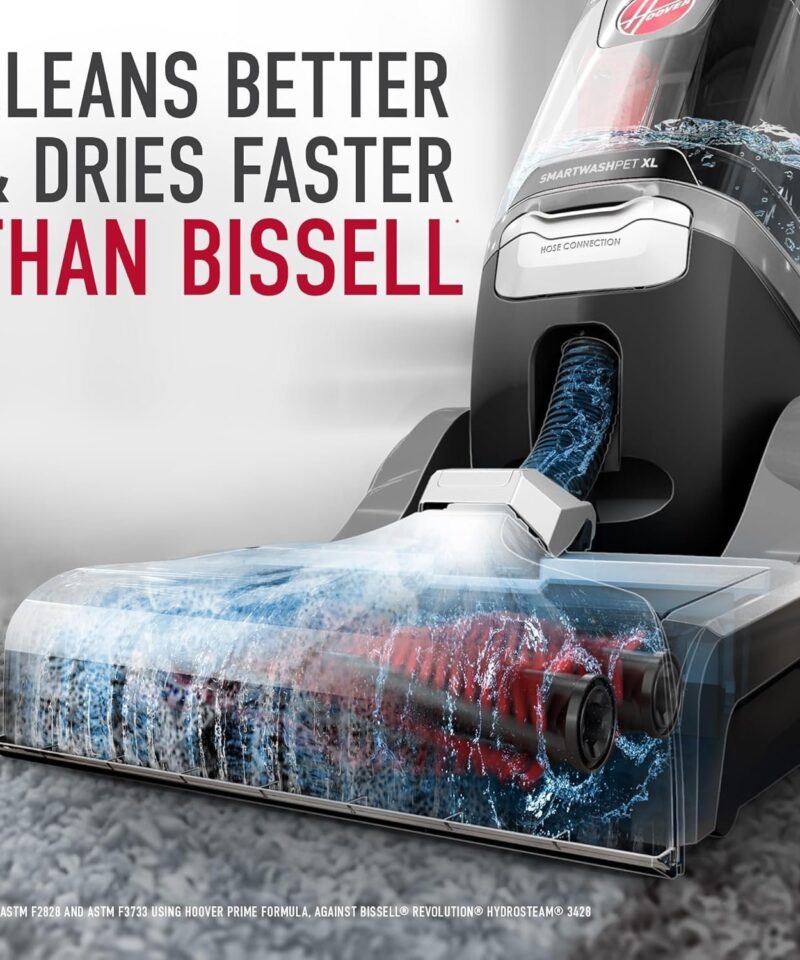 Alternative view of Hoover Smartwash Automatic Carpet Cleaner Machine, FH52000, Turquoise