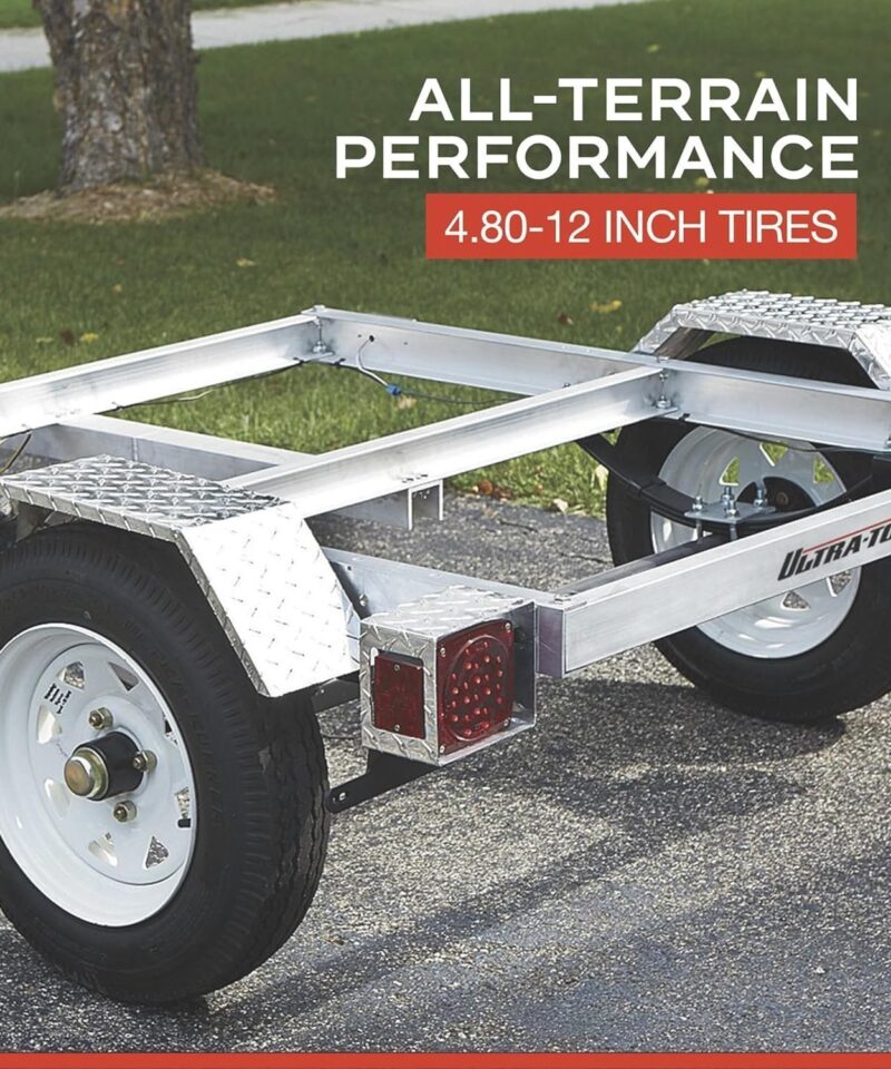 Ultra-Tow 40in. x 48in. Aluminum Utility Trailer Kit – 1060-Lb. Load Capacity - Image 5