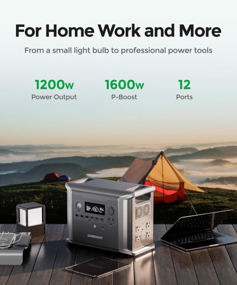 Power Station DBS1300 + 420W Solar Panel - Image 9