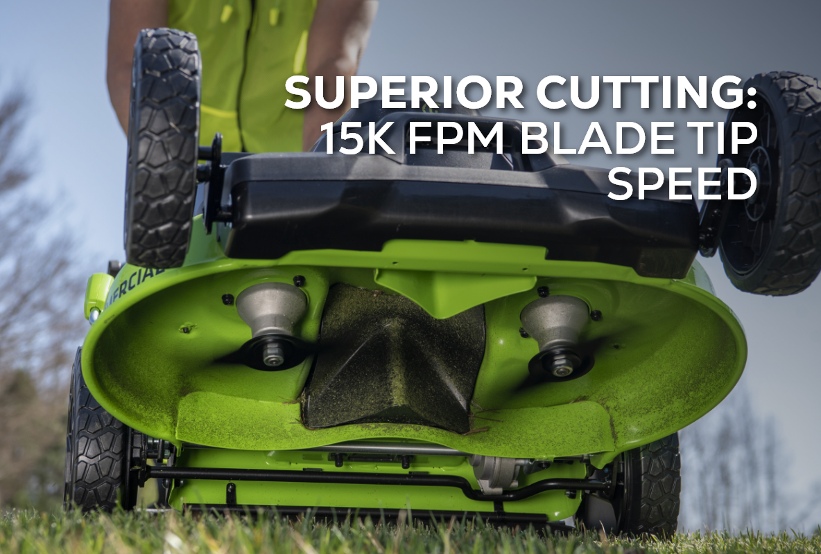 82V 25″ Self Propelled Mower w/ (2) 4Ah Battery & Dual Port Charger - Image 4