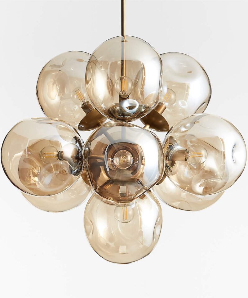 Etienne Glass Chandelier Light 27.7″ - Image 5