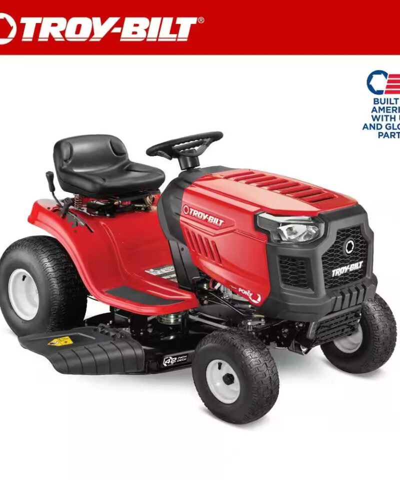Pony 42 In. 15.5 HP Briggs and Stratton 7-Speed Manual Drive Gas Front Engine Riding Lawn Tractor