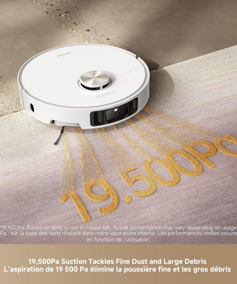 DREAME L50 Ultra Robot Vacuum & Mop, 19,500Pa, Auto-Empty - Image 5