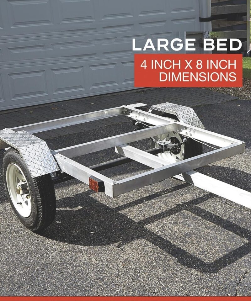 Ultra-Tow 40in. x 48in. Aluminum Utility Trailer Kit – 1060-Lb. Load Capacity - Image 3