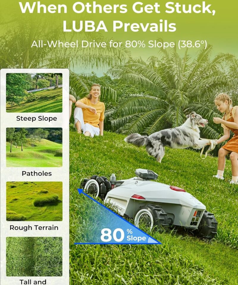 LUBA 2 AWD 5000H Robot Lawn Mower - Image 6