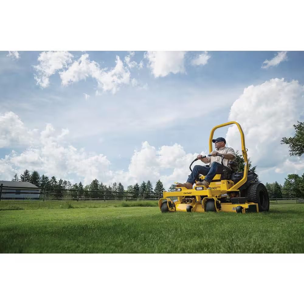 Ultima ZTX5 60 In. Fab Deck 24 HP V-Twin Kawasaki Zero Turn Mower with Roll over Protection and Front Wheel Suspension - Image 2