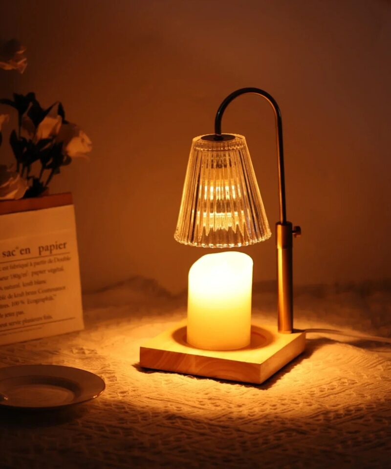 Alternative view of Candle Warmer Lamp Retro Melting Wax Lamp LED Lamp Dimming Aromatherapy Table Lamp for Bedroom Bedhead Home Decor