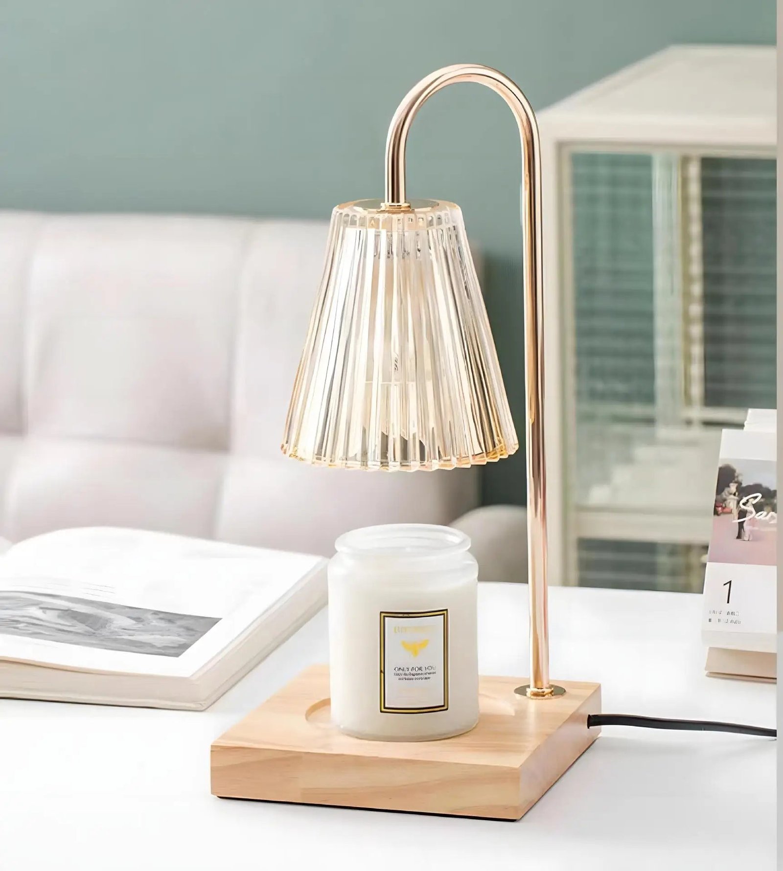 Candle Warmer Lamp Retro Melting Wax Lamp LED Lamp Dimming Aromatherapy Table Lamp for Bedroom Bedhead Home Decor - Image 3